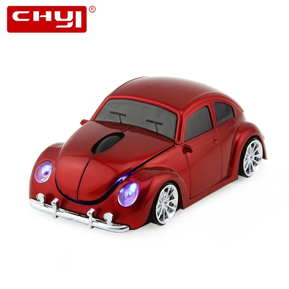 Hot Sale Wireless Mouse Sports Car Shaped 2.4Ghz Optical VW Beetle Car