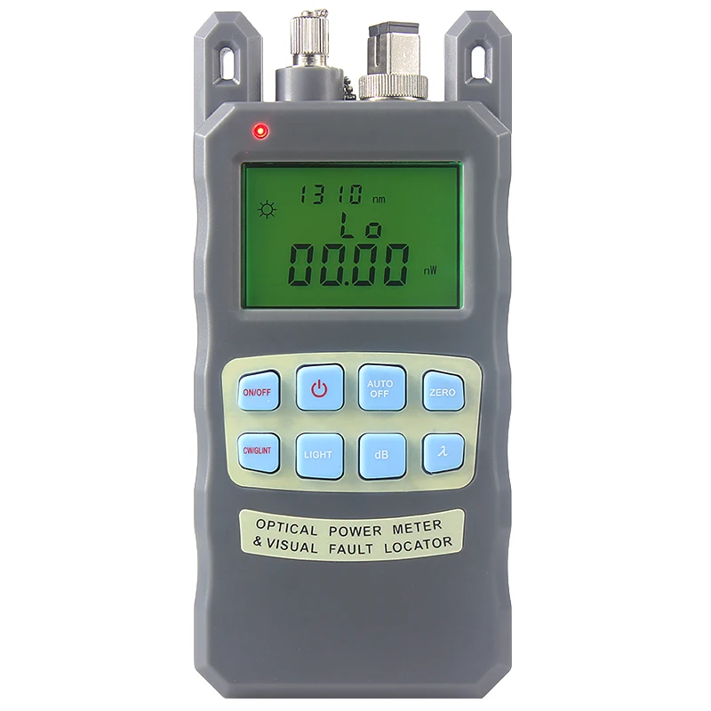 

Gray 1MW AUA-80A optical power meter red light machine fiber light decay tester red light source 1-5 km