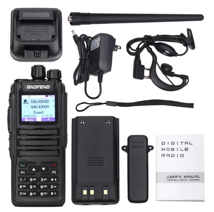 Baofeng DMR двухстороннее радио Двухдиапазонная рация 2 ПМР цифровое двойное время