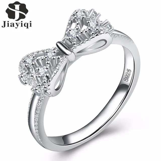 Jiayiqi 2017 Fashion Silver Color Exquisite Fashion Bow Tie Wedding & Engagement Jiayiqi 2017 Fashion Silver Color Exquisite Fashion Bow Tie Wedding & Engagement