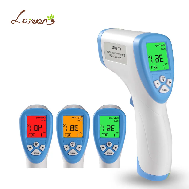Laiwen новейший CE одобренный Бесконтактный медицинский термометр 8806C Инфракрасный термометр для тела Лоб медицинские термометры