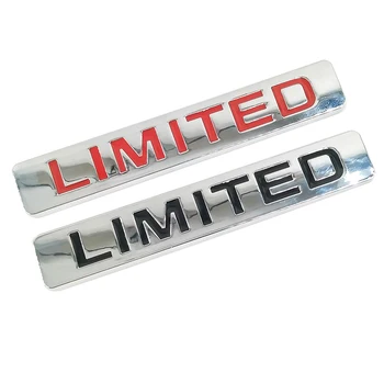 

Brand 3D Black Red Limited Edition Metal Sticker Universal Car Auto Body Emblem Badge Sticker Decal Chrome Emblem Car Styling