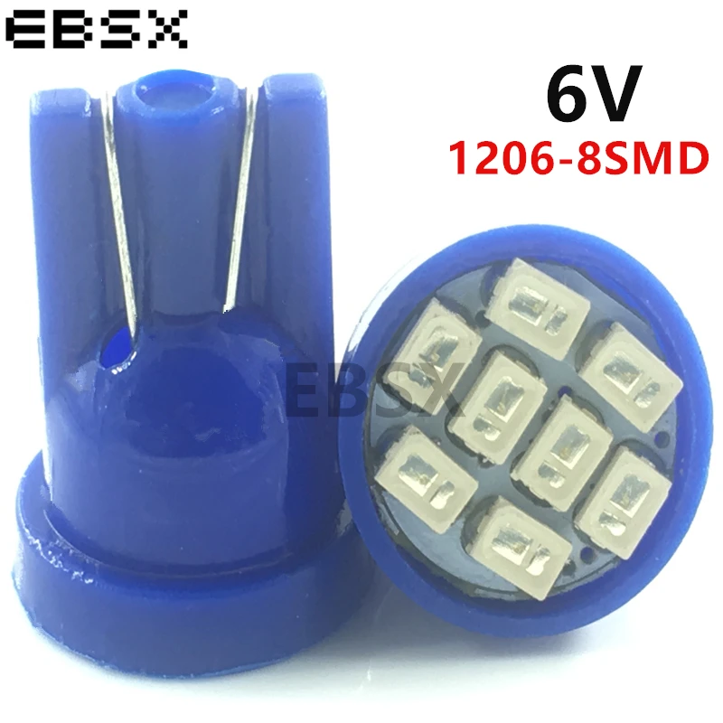 EBSX 100 шт с источником питания от постоянного тока 6V 6 3 V T10 светодиодный 8 SMD 1206 3020 194