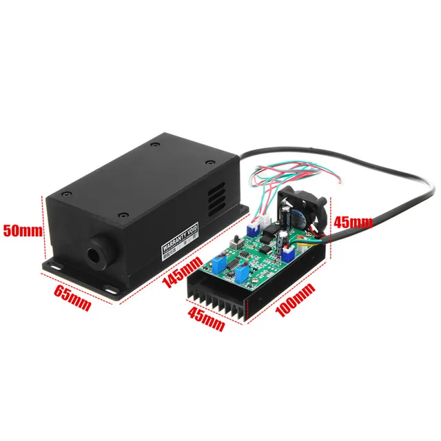 450/445nm 17W High Power Laser Head Engraving Module Adjustable Focal 17000mw Blue Laser Module DIY Wood Metal Engraving Machine