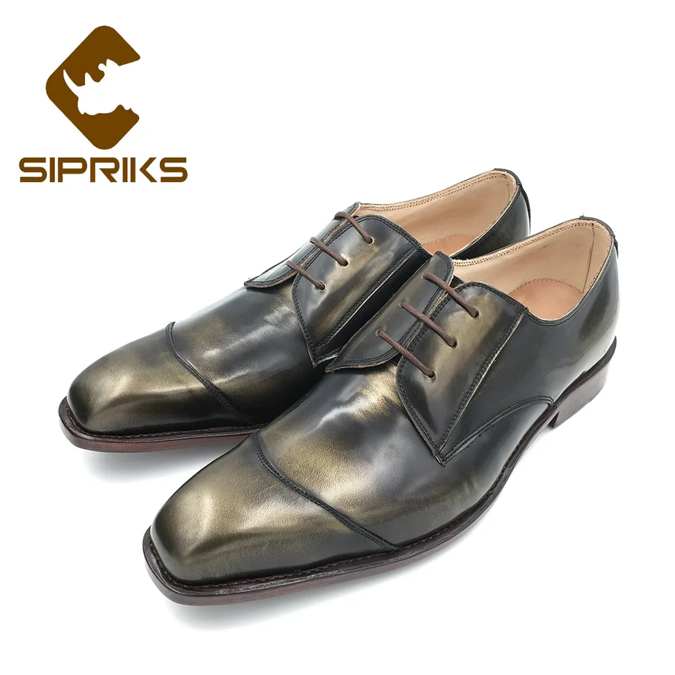 zapatos de casquillo para hombre