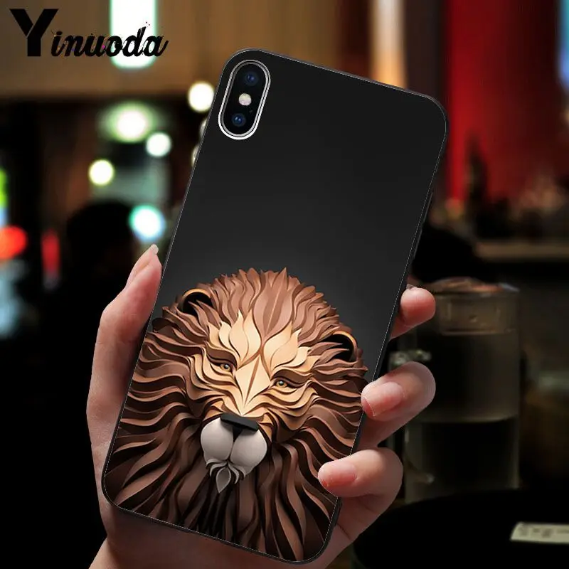 Abstract animal avatar lion wolf  black bear  deer 