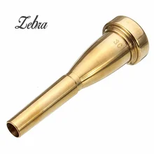 Зебра 3C загубник для трубы Золото Meg 3C Размер металлический загубник для трубы для Yamaha или bach conn и Королевская труба C Труба