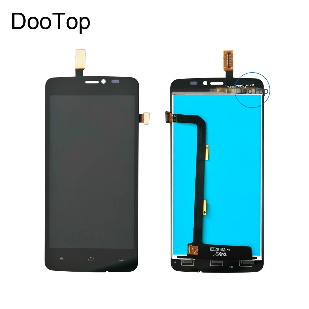 

4.5inch For General mobile Discovery 2 Mini Black Touch Screen + LCD Display Assembly free 3m stickers