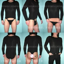 Удобное сексуальное нижнее белье с длинным рукавом* 1918* С t-образной спинкой, трусики-стринги