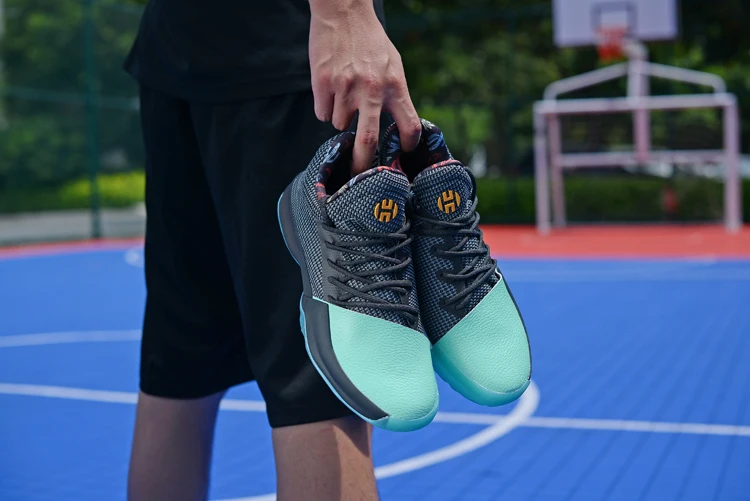 Mahadeng Баскетбольная обувь boost Харден Vol.1 зеленый BW0559 спортивные кроссовки Размеры 39–46