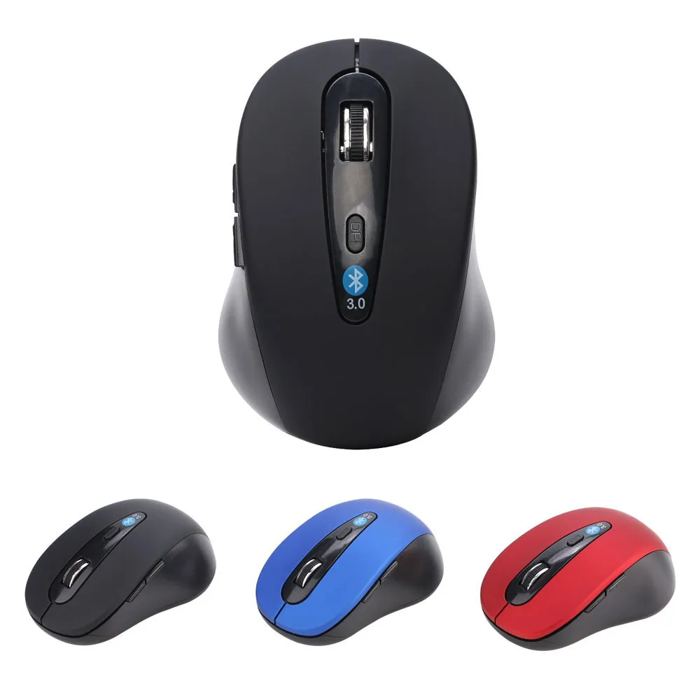 1600 dpi 6 кнопок Беспроводная мини Bluetooth 3,0 оптическая игровая мышь для ноутбука черный синий красный цвет мышь# YL