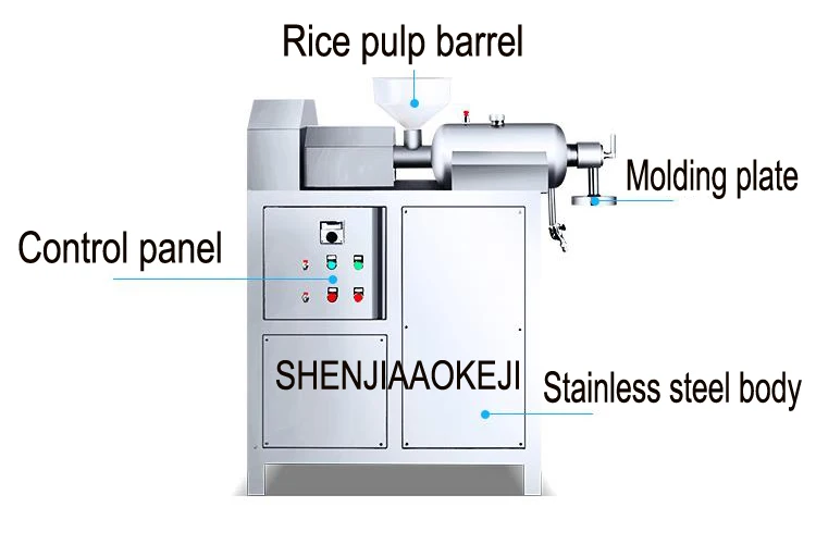 Автоматическая машина для производства рисовой лапши из нержавеющей стали Коммерческая Кухня самоприготовленная маленькая пищевая техника оборудование SZ-60 1 шт