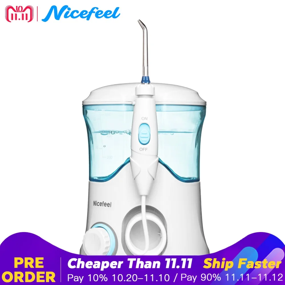 

Nicefeel Countertop Oral Irrigator Water Flosser Dental Water Jet Water Pick Dental Floss Flosser Waterpick Oral Care Irrigation