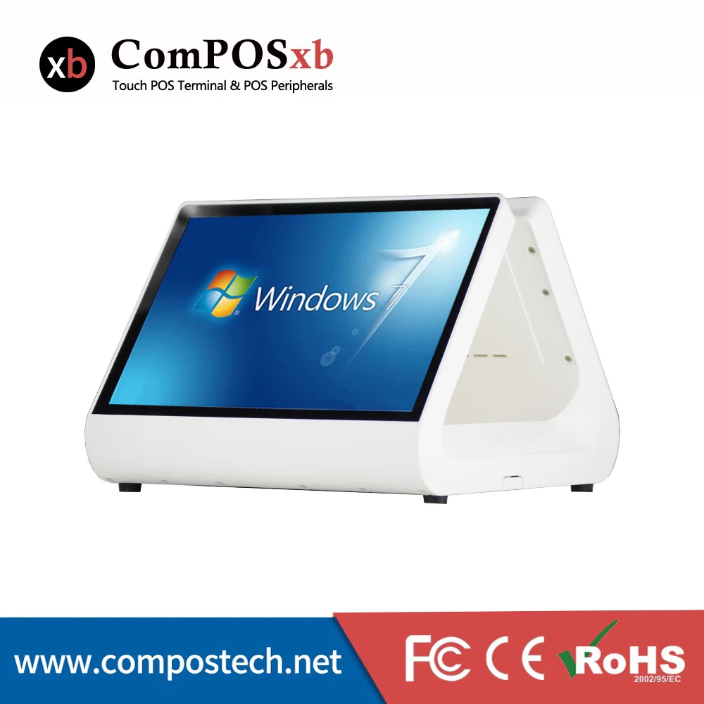 

free shipping 12 inch LED touch screen pos system Point of sale windows system