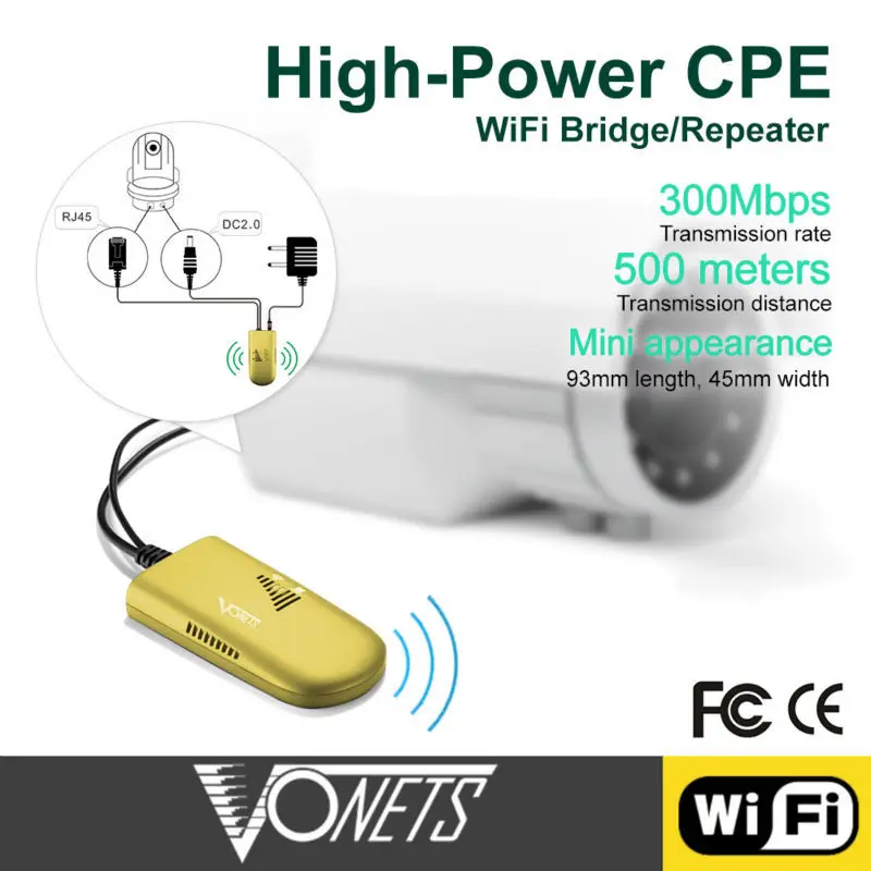 Free shipping Vonets VAP11G 500 500 Meters commerical wifi repeater Wireless Bridge wifi long distance 4