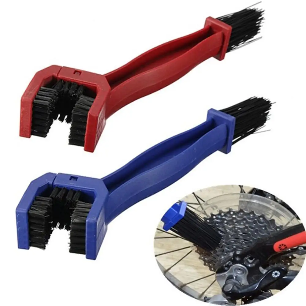 Perfect Motorcycle Chain Cleaner Plastic Bike Bicycle Moto Brush Cycling Clean Chain Cleaner Outdoor Scrubber Tool for Road MTB 3