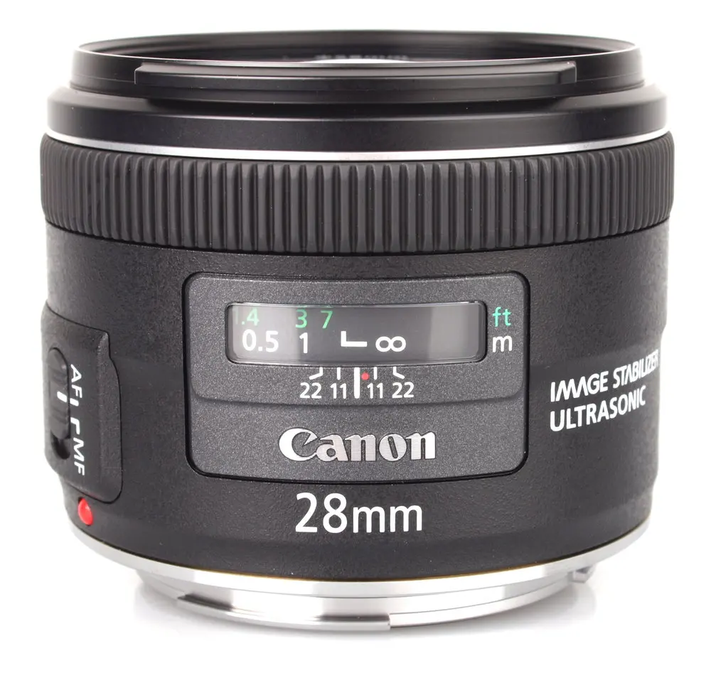 New Canon EF 28mm f/2.8 IS USM Lens For 700D 800D 77D 70D