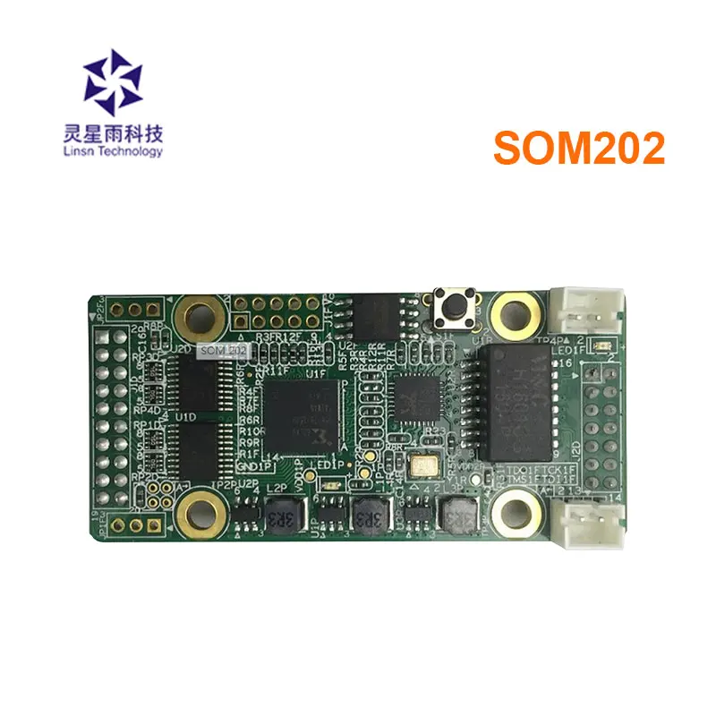 

linsn led control card SOM202 controller for full color smd led panel display module Support 1024*256 led stage light