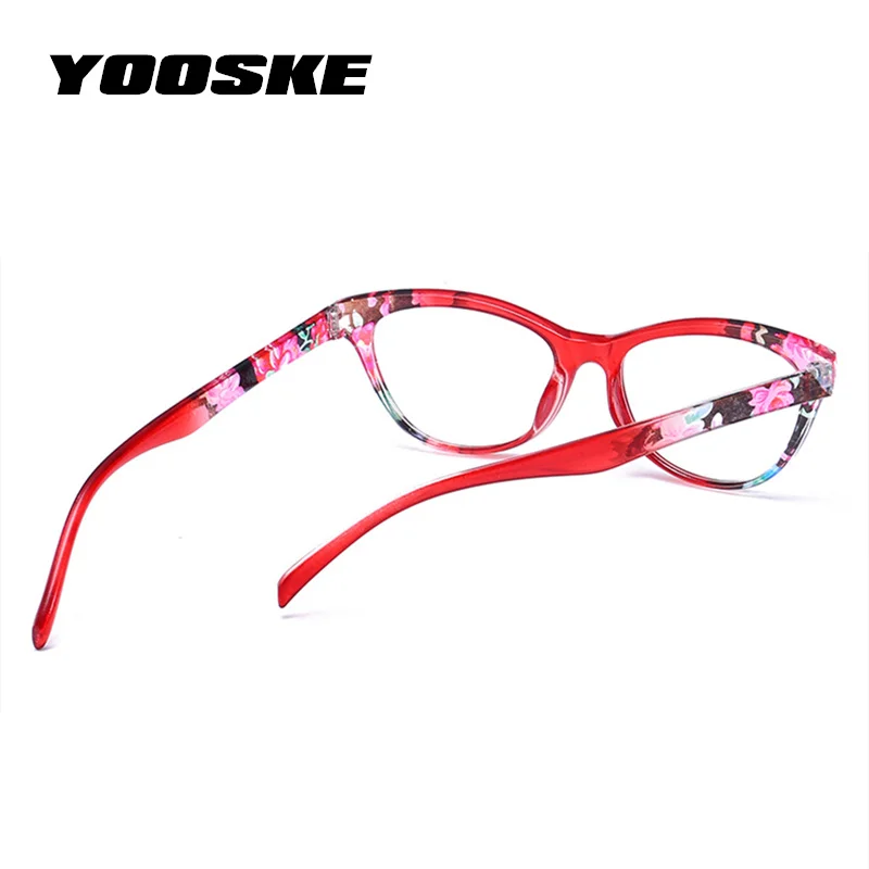 YOOSKE небьющиеся очки для чтения для мужчин и женщин, Ультралегкая оправа из поликарбоната, прочные очки для дальнозорких глаз с диоптриями, антиутомительные линзы