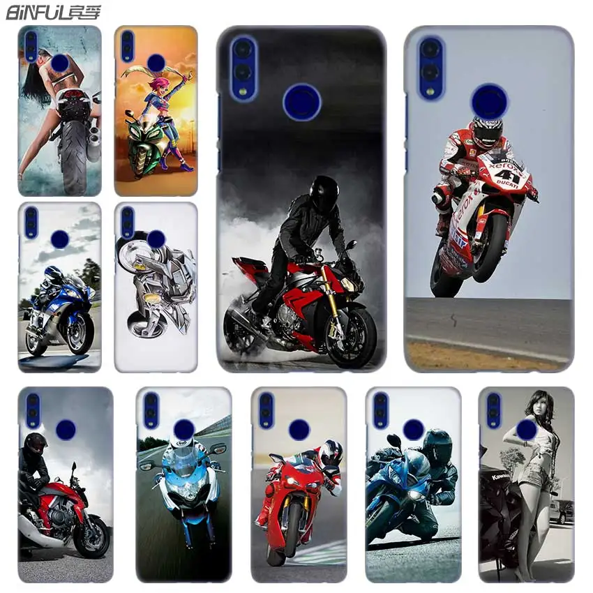 

Fashion luxury Phone cose cover for Huawei Honor 10i 8 8X 9X 10 Lite 4C 5X 6 6X 6C 7a 20 Pro 7X girl Motorcycle Girls