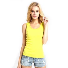 2017 Summer Fitness Tank Tops Sexy T Shirt Women Shirts Vest Cotton Cropped Sleeveless Round Neck Ladies Slim Clothes Femme