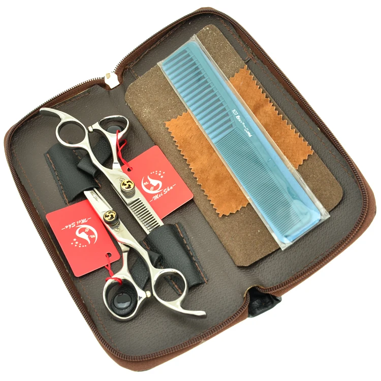 6,0 "Meisha Профессиональные Парикмахерская истончение волос инструмент для укладки волос ножницы JP440C волос ножницы с пламени винт HA0300