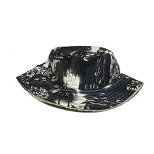 MinanSer Женская Кокосовая пальма Панамы с принтами Женская обратная Harajuku винтажная Кепка с покрывалом ведро
