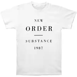 Заказ для мужчин вещество 1987 Slim Fit Футболка Белый Топы корректирующие оптовая продажа футболка на заказ Environ мужчин Тал печатных
