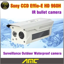 Sony Effio CCD 700tvl IR-CUT Filter Bullet CCTV Camera Indoor CCTV Security Camera Outdoor Night Vision Weatherproof
