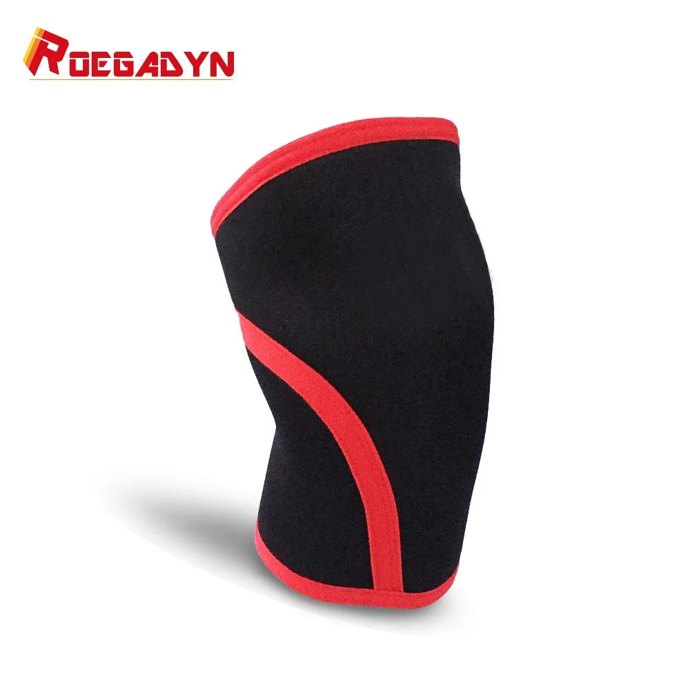 

2 pc ROEGADYN Professional crossfit 7mm neoprene Waterproof sports compression knee support