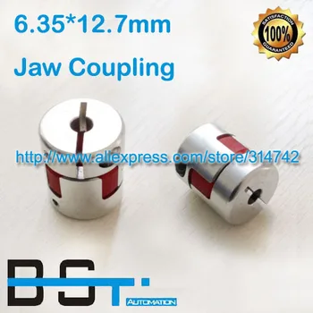 

Promotion 6.35mm X 12.7mm CNC Flexible Jaw Spider 6.35*12.7mm Plum Coupling 6.35mm to 12.7mm Jaw Shaft Coupler Dia.30mm