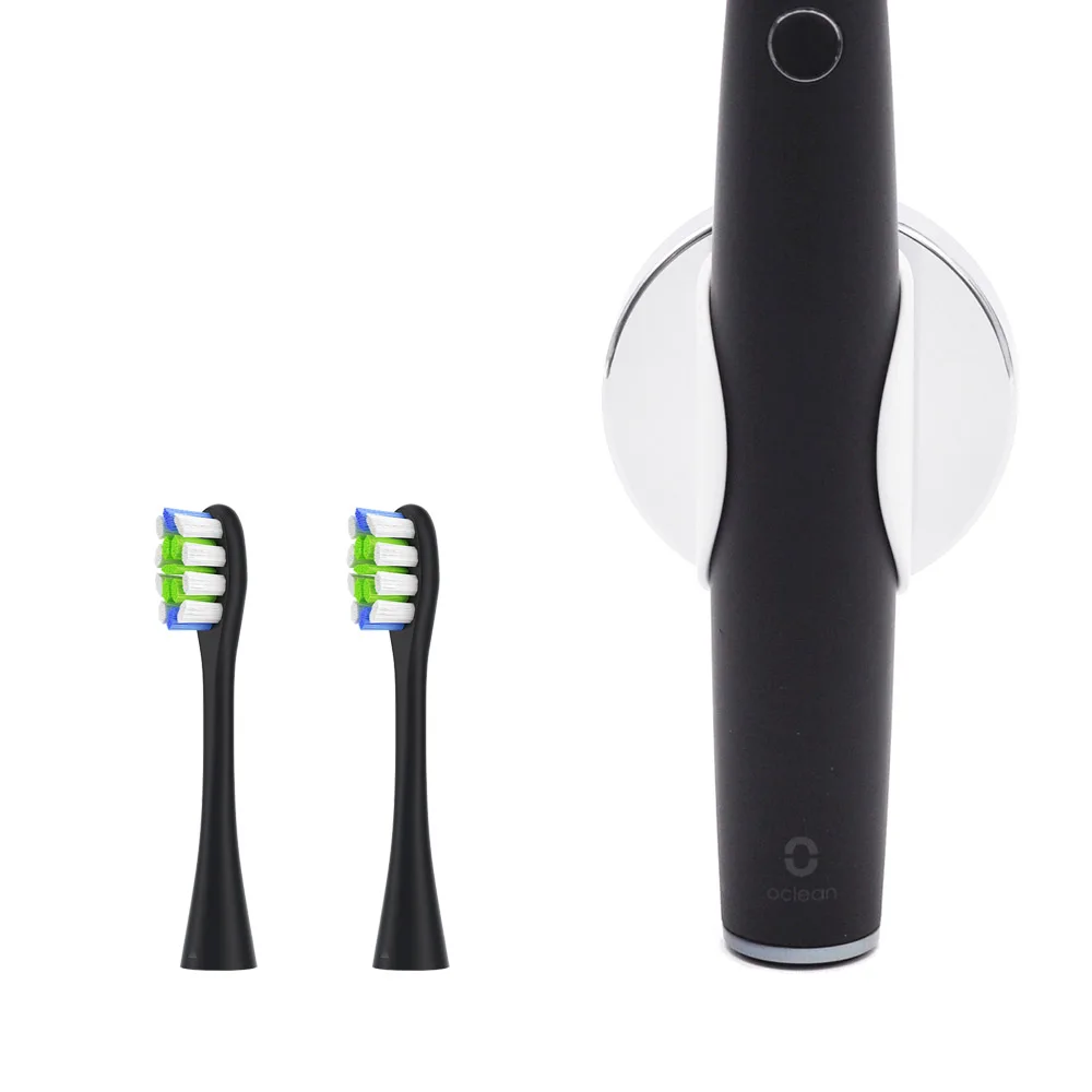 Набор электрических зубных щеток Oclean с 2 насадками-щетками, настенный держатель, водостойкая зубная щетка для быстрой зарядки с управлением через приложение