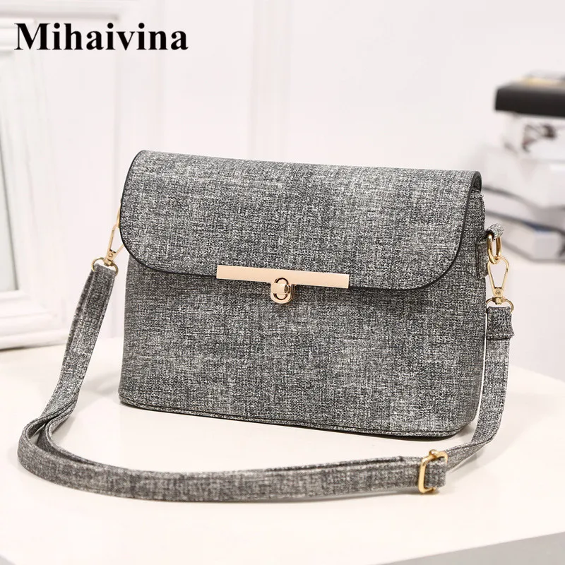 

Mihaivina Women Shoulder Bags Fashion Lock Handbags Casual Shell Bag Zipper Designer Messenger Crossbody Bags Bolsos Mujer