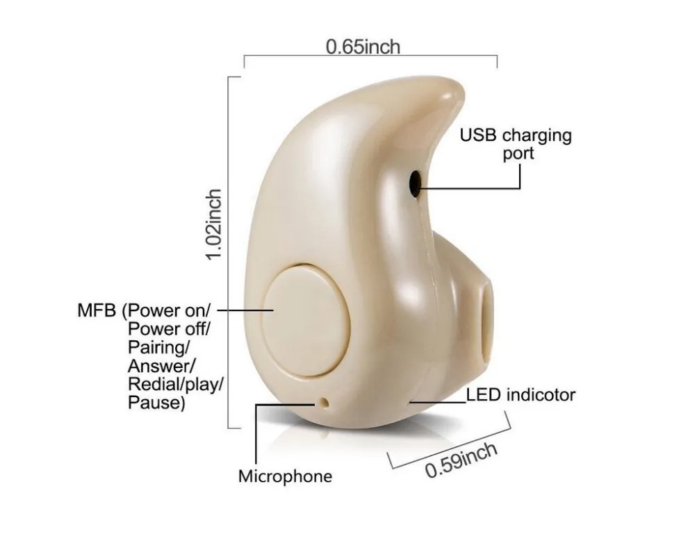 us 401 53 s530 mini kablosuz bluetooth v4 0 kulaklik kulak ici mikrofon tum cep telefonu s530 mini mini wireless bluetoothwireless bluetooth