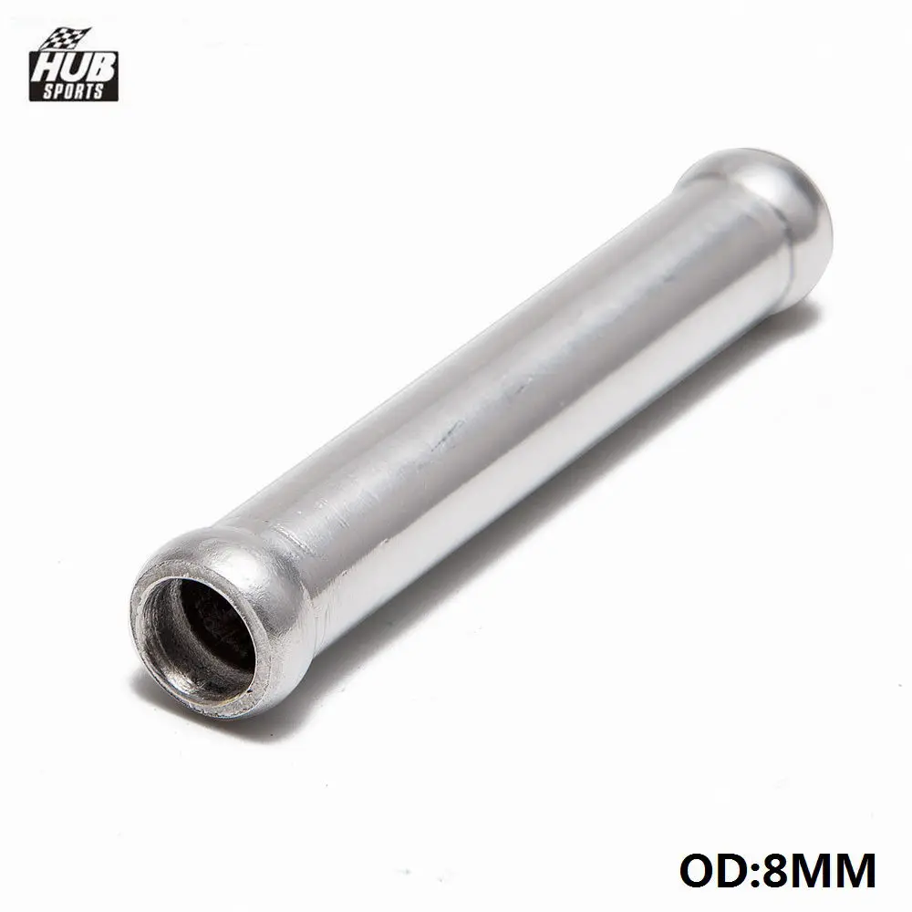 EPMAN алюминиевый интеркулер Впускной турбо трубопровод, труба шланг L = 76 мм - Цвет: OD 8MM