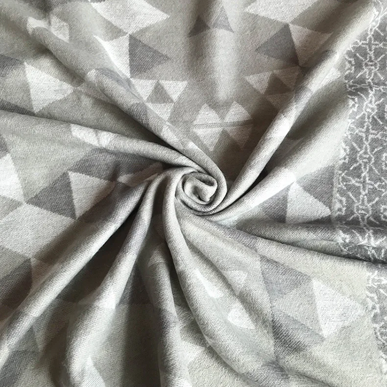 Аксессуары для одежды, шарфы и палантины, геометрический кашемировый квадратный шарф