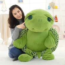 80 см большая плюшевая игрушка, милые большие глаза, черепаха, мягкая плюшевая подушка в виде животного, мягкие маленькие морские игрушечные черепахи, подарок для детей