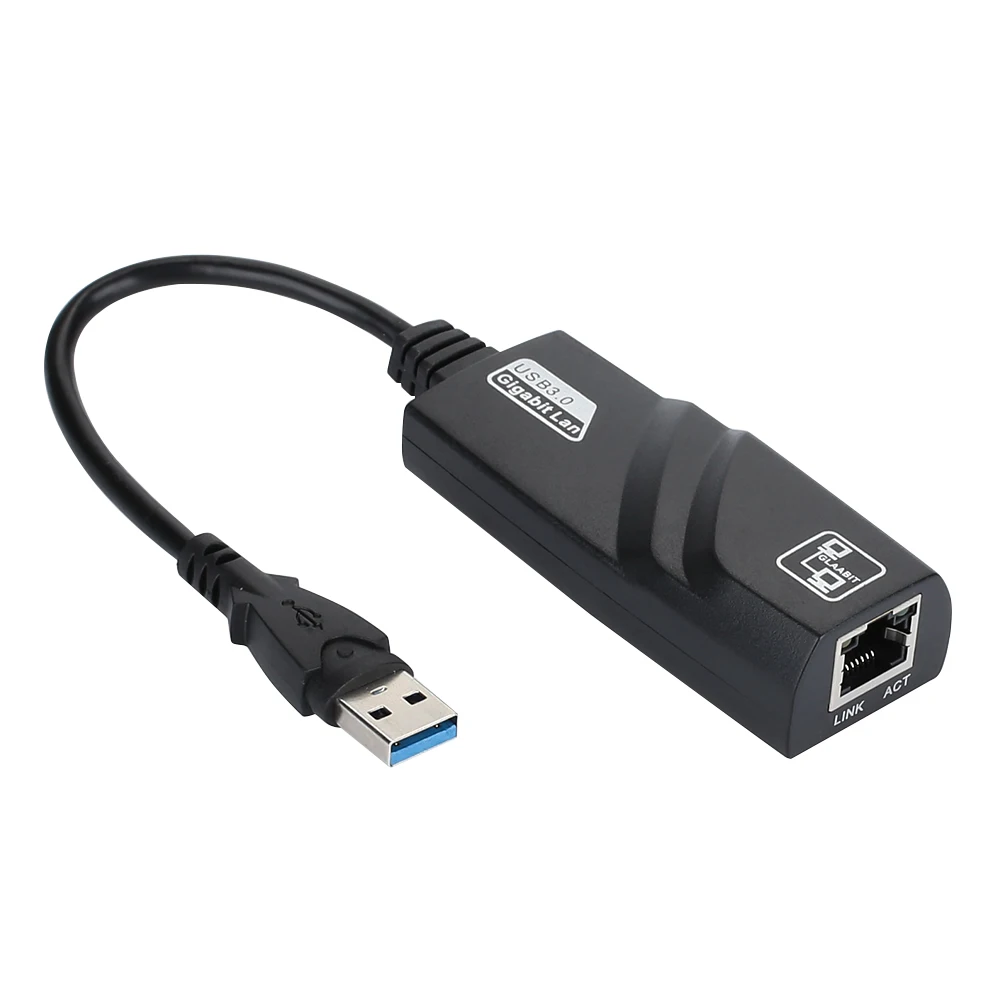 Internet Adapter Laptop USB3.0 To LAN High Speed LAN Network Adapter Network Cable Converter 10/100/1000Mbps Gigabit