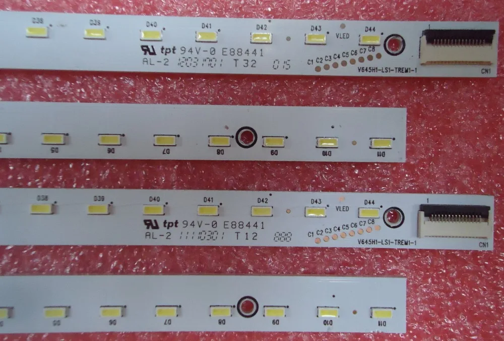 Светодиодная лента с подсветкой V645H1-LS1-TLEM1-2 44LED 371 мм | Электроника