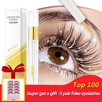 

EFERO Powerful Eyelash Growth Essence Makeup Eyelash Growth Treatments Serum Enhancer Eyebrows Eye Lash Longer Thicker Eye Care