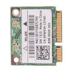 Новый Half-Mini Беспроводной Wi-Fi сетевой карты для dw1510 pw934 BCM94322HM8L зеленый