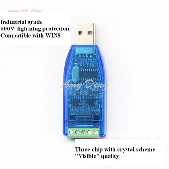 

USB to RS422 / RS485 converter with light industrial lightning three-chip win8