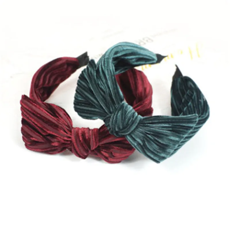 Однотонные мягкие завязанные повязка с Фламинго Hairband для женщин леди обруч волос