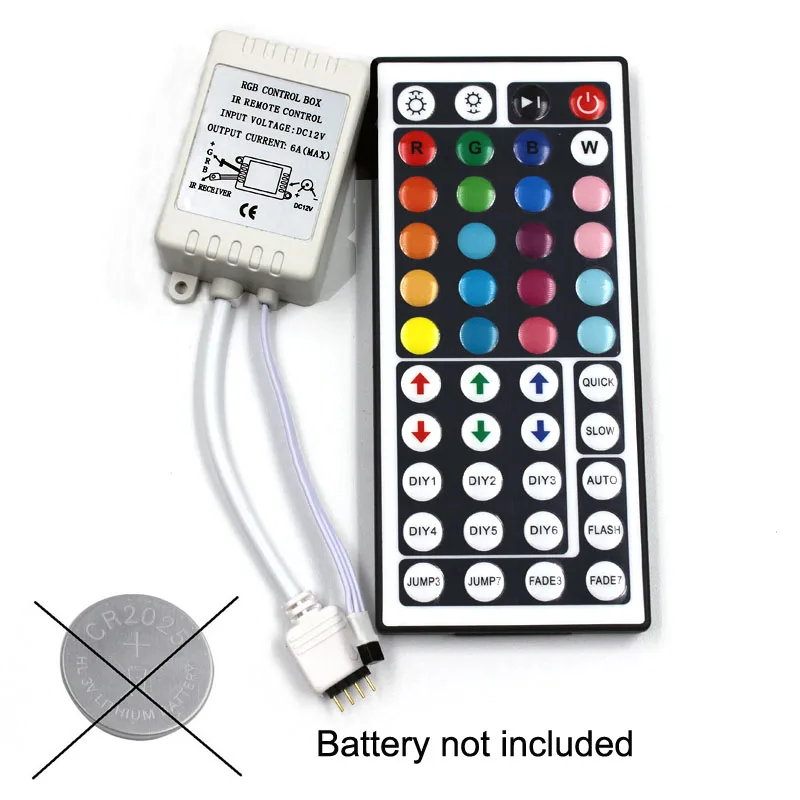 ZGX RGBW контроллер 5050 RGB светодиодные ленты свет Декор клейкие ленты неоновая лампа ip без водостойкий диод 12 в контроллер адаптер Комплект