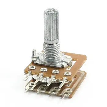 

Top Adjustable Dual Linear Taper Volume Control Potentiometer 50K/100K ohm