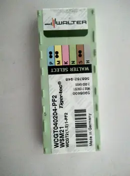 

WALTER 10PCS CARBIDE INSERT WCGT040204 PF2 WSM21