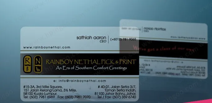Frente e Verso do Cartão de Nome Pérola de Plástico Cartão de Visita Dois-impressão Personalizado Brilhante Impressão Thickness0.38mm - 10 High Quality card custom