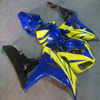 

motorcycle Fairings for 06 07 CBR1000RR 2006 2007 motor panels+Botls+Tank cover+Injection mold blue yellow