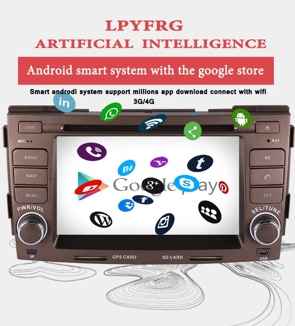 Top 2 Din 6.2" Car GPS DVD player For Hyundai sonata 2008 2009 2010 3/4G Wifi USB Sd Radio RDS Ipod TV BT Navigation Maps System 9.0 4 Top 2 Din 6.2" Car GPS DVD player For Hyundai sonata 2008 2009 2010 3/4G Wifi USB Sd Radio RDS Ipod TV BT Navigation Maps System 9.0 4