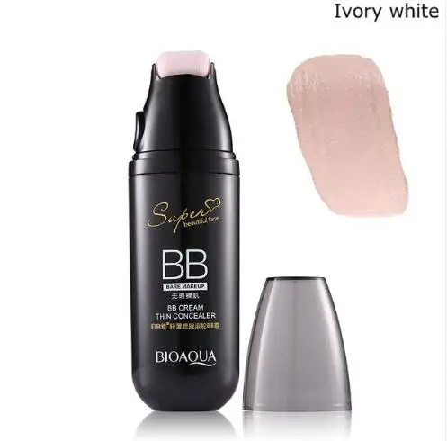 BIOAQUA прокрутка жидкая воздушная Подушка BB крем увлажняющий голый тональный крем для лица макияж консилер роликовый дизайн дышащий красота - Цвет: Ivory white